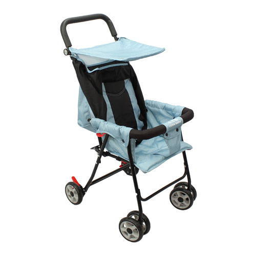 Carrinho de Bebê Guarda Chuva Passeio Azul Mc48889