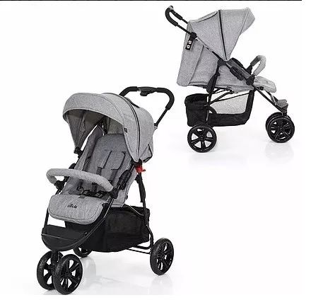 Carrinho de Bebê Passeio Moving Light Graphite Grey (Cinza) - ABC Design