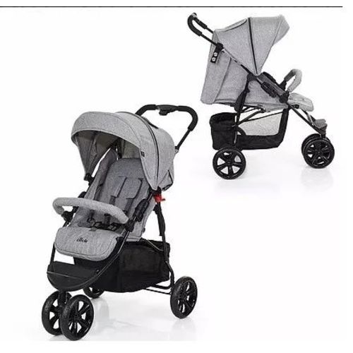 Carrinho de Bebê Passeio Moving Light Graphite Grey (cinza) - Abc Design