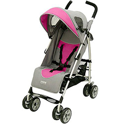 Carrinho de Bebê Passeio Xtreme - Cinza e Pink - Burigotto