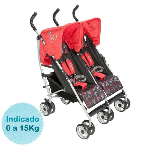 Carrinho de Bebê Safety 1st Double - Alfa Red