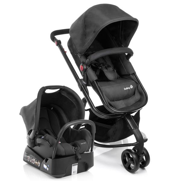 Carrinho de Bebê Safety 1st Travel System Mobi - Full Black