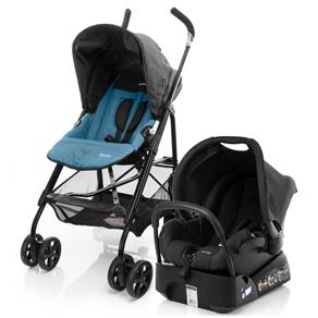 Carrinho de Bebê Safety 1st Travel System Umbrella Trend - Azul
