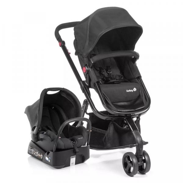 Carrinho de Bebê Travel System Mobi - Safety Full Black