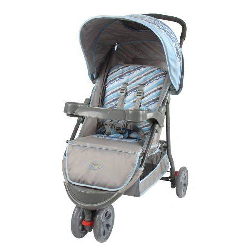 Tudo sobre 'Carrinho de Bebê Triciclo Junne Baby Style - Azul'