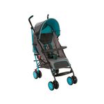 Carrinho de Bebê Umbrella Ride Azul Aqua Blak Frame - Cosco