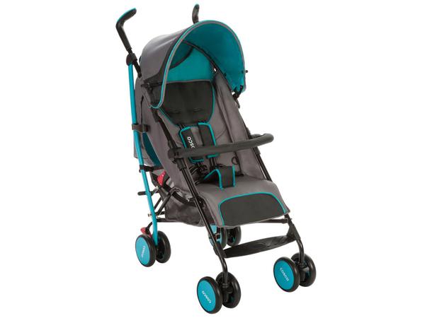 Carrinho de Bebê Umbrella Ride Azul Aqua Blak Frame - Cosco