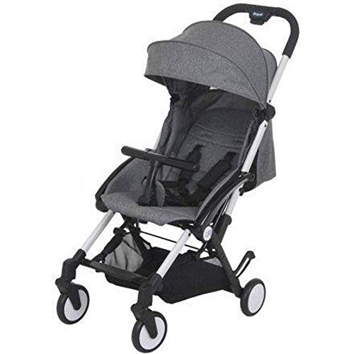 Carrinho de Bebê Up Gray Dobrável (Cinza - Leve e Compacto) - Burigotto