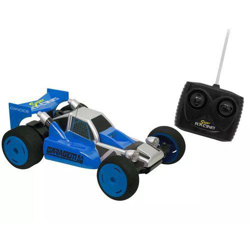 Carrinho de Controle Remoto Garagem S.A Super Racing - Azul
