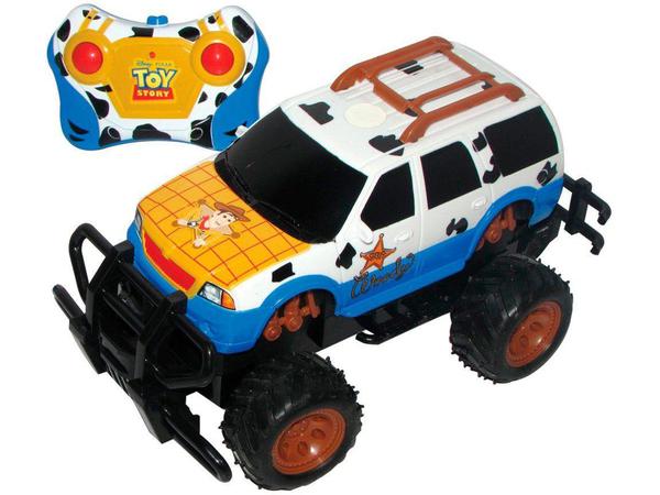 Carrinho de Controle Remoto Toy Story Rodeo Driver - Candide 3 Funções Alcance 5 à 10 Metros