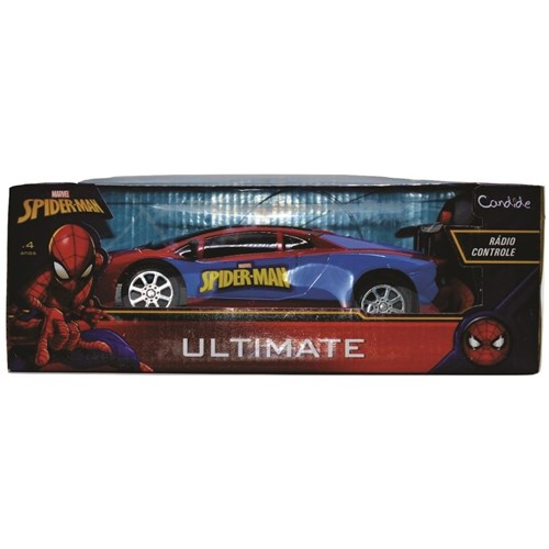 Carrinho de Controle Remoto Ultimate Spider-Man Candide