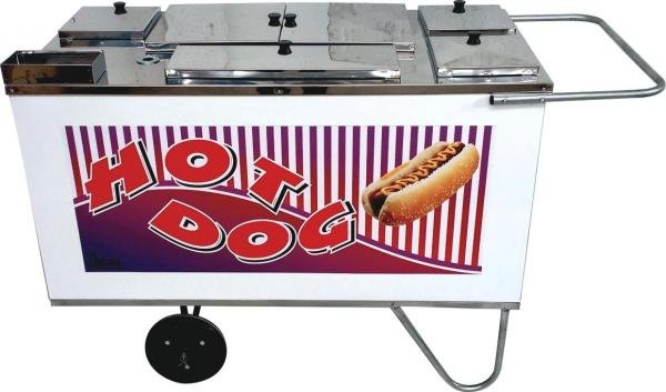 Carrinho de Hot Dog com Chapa 1,20X0,60 C.H.3 - Alsa