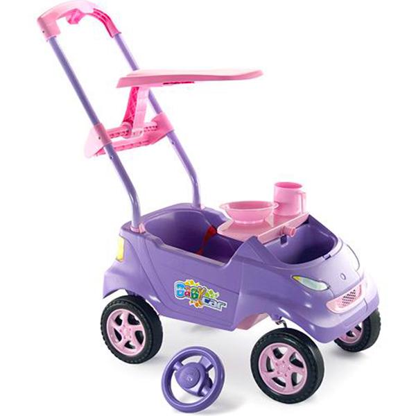 Carrinho de Passeio Baby Car Lilás/Rosa 4004 - Homeplay