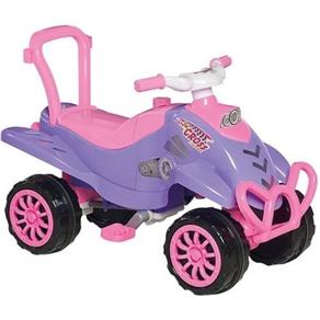 Carrinho de Passeio Infantil 2 em 1 com Pedal Brinquedo Menina - Calesita