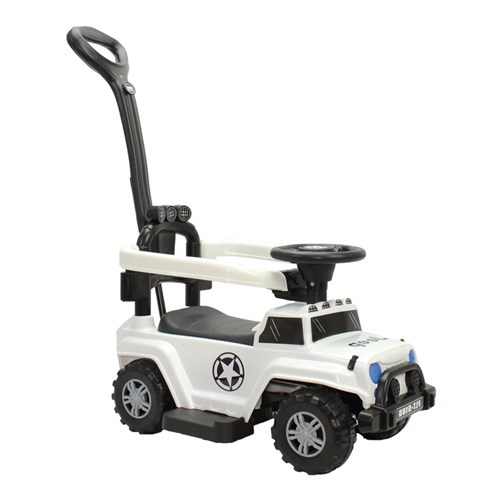 Carrinho de Passeio Jipe Empurrador Branco Andador Bebe - Mc4765br