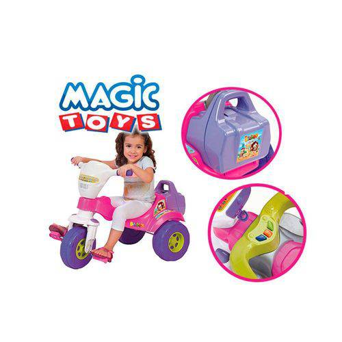 Carrinho de Passeio Tico-Tico Bichos Rosa Magic Toys