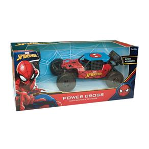 Carrinho de Rc - Power Cross - Homem-Aranha - Candide