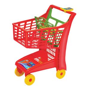 Carrinho de Supermercado Infantil Market Vermelho - Magic Toys