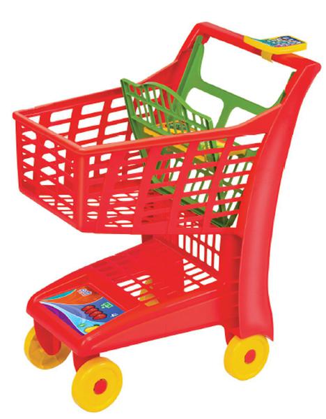 Carrinho de Supermercado Infantil Market Vermelho - Magic Toys