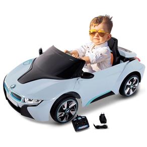 Carrinho Eletrico Infantil BMW I8 Concept Controle Remoto Entrada Auxiliar MP3 12V