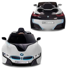 Carrinho Eletrico Infantil BMW I8 Concept Controle Remoto Entrada Auxiliar MP3 6V
