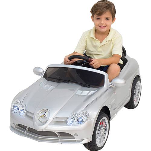 Tudo sobre 'Carrinho Elétrico Infantil Conversível Prata 12V com R/C - Mercedes Benz'
