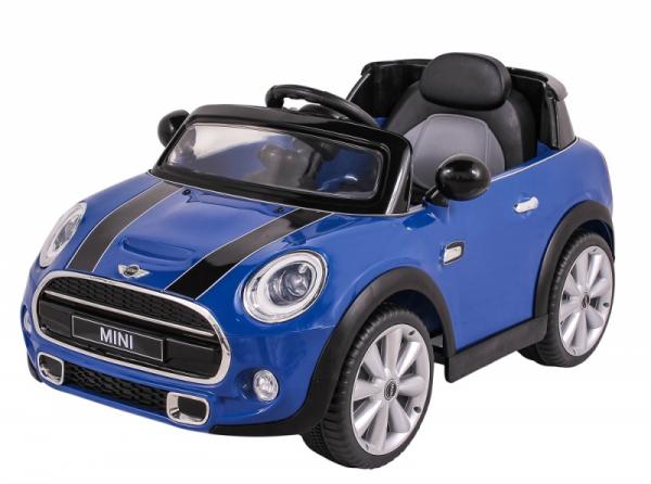 Carrinho Elétrico Mini Cooper 12v com Controle Remoto Azul - Bel Brink