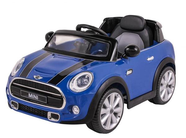 Carrinho Eletrico Mini Cooper Infantil R/C 12 V Azul - Belfix