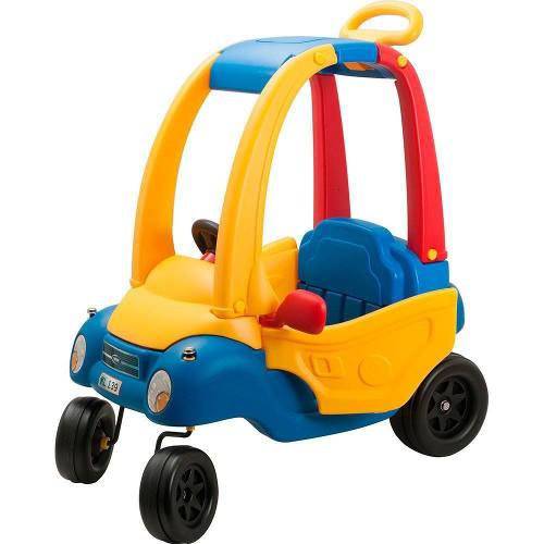 Carrinho Infantil Alça Empurrador Passeio Haste Velotrol Super Pop