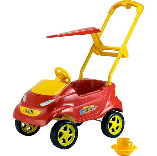 Carrinho Infantil Baby Car Vermelho Homeplay