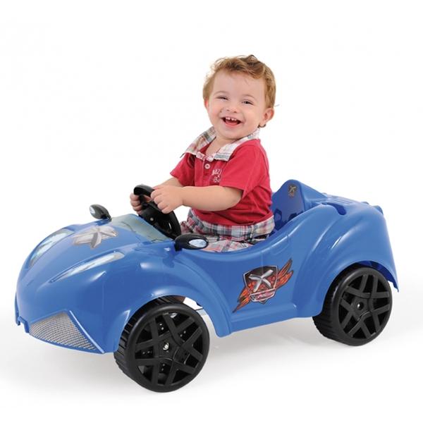 Carrinho Infantil Xtreme com Pedal Azul 04894 - Xalingo