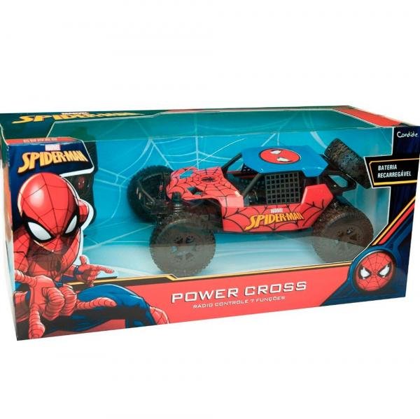 Carrinho Power Cross Spider-Man - Candide