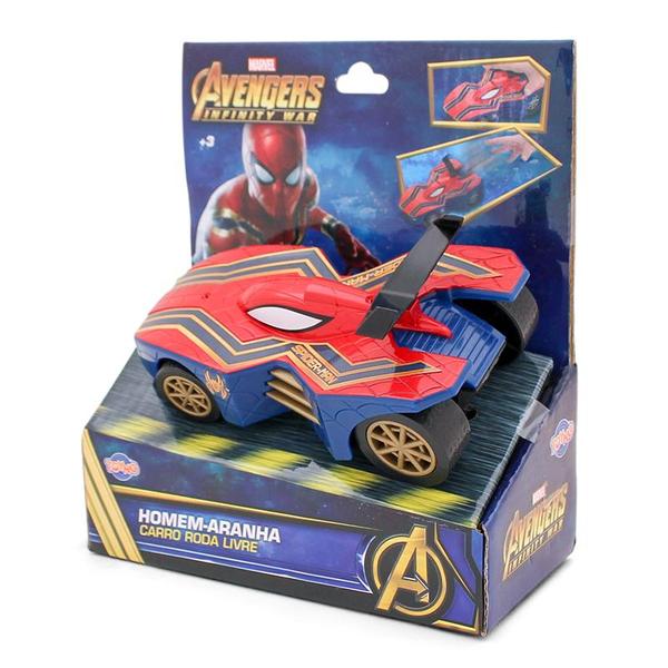 Carrinho Roda Livre Spider-man - Avengers - Toyng