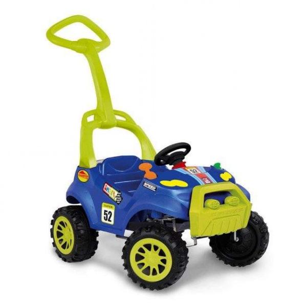Carrinho Smart Passeio e Pedal Brinquedos Bandeirante Azul