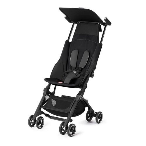 Carrinho Super Compacto Pockit + Gb Preto - Até 17kgs