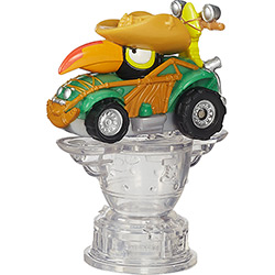Carrinho Telepods Pack Angry Birds 1 Veículo Verde/Marrom - Hasbro