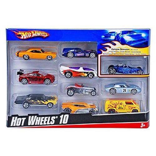 Carrinhos Hot Wheels Ford Mustang c/ 5 Carros - Mattel - Kidverte