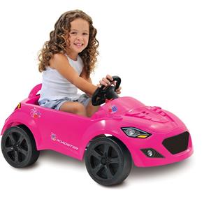 Carro a Pedal Bandeirantes Roadster Gatinha 419 Rosa