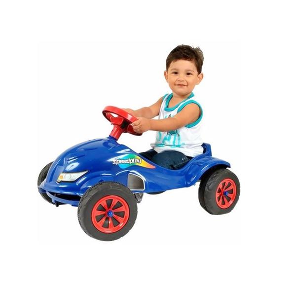 Carro a Pedal Speed Play Azul - Homeplay