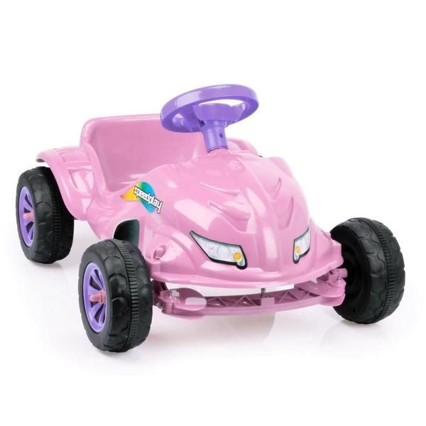 Carro a Pedal Speed Play Rosa - Homeplay