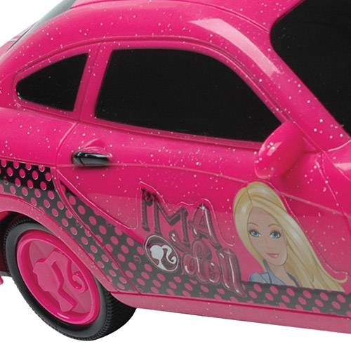 Tudo sobre 'Carro Barbie Fashion com Controle Remoto 3 Funções - Candide'