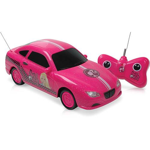Carro Barbie Fashion com Controle Remoto 3 Funções - Candide