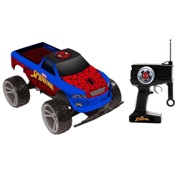 Carro com Controle Remoto Spider-Man Tracker Truck - Candide