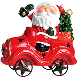 Carro com Papai Noel - Santini Christmas