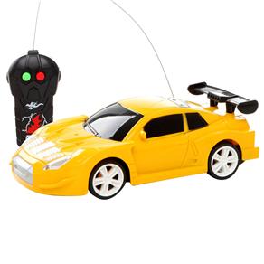 Carro Controle Remoto Estrela Road Car - com 3 Funções - Amarelo