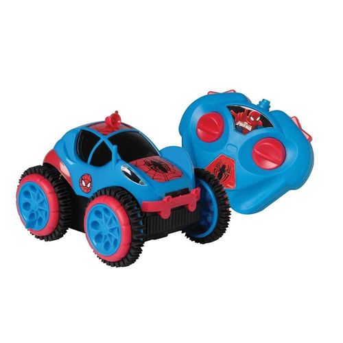 Carro Controle Remoto 3 Funções Power Cambalhota Spider Man - Candide