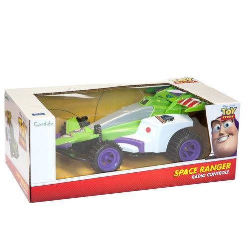 Carro Controle Remoto 3 Funcoes Space Ranger Toy Story Candide