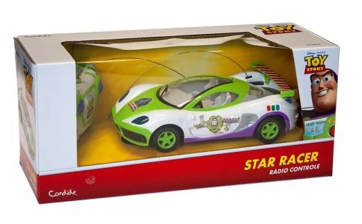 Carro Controle Remoto Toy Story Star Racer 3 Funçoes - Candide