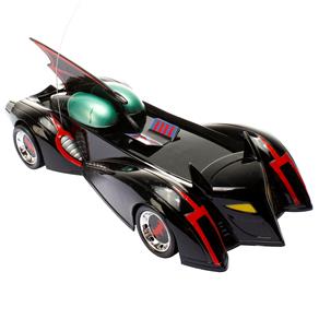 Carro de Controle Remoto Candide Batman com 7 Funções - Preto/Verde