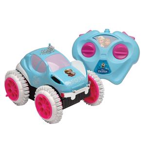 Carro de Controle Remoto Candide Giro Gelado Disney Frozen com 8 Funções - Azul/Rosa